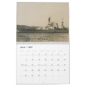 Calendrier Croisier britannique de la Seconde Guerre mondiale (Mar 2027)