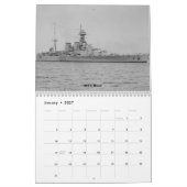 Calendrier Croisier britannique de la Seconde Guerre mondiale (Jan 2027)