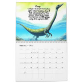 Calendrier Cryptids Bigfoot, Chupacabra, Mothman, Yeti (Feb 2027)