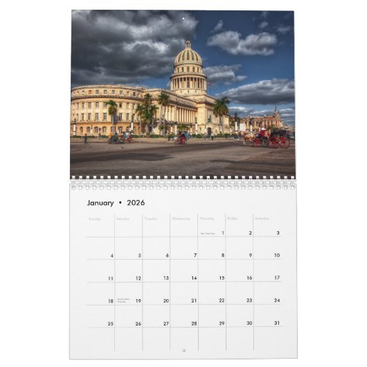 CALENDRIER CUBA (Jan 2026)