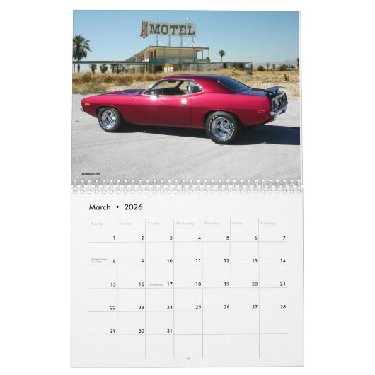 Calendrier Cuda/calendrier de challengeur (Mar 2026)