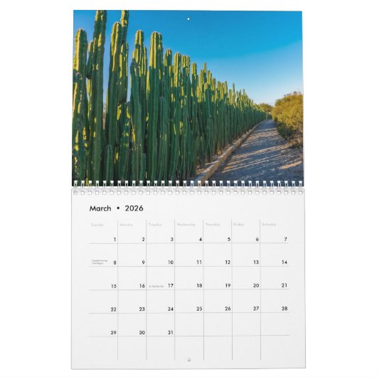 Calendrier Curacao dreaming (Mar 2026)