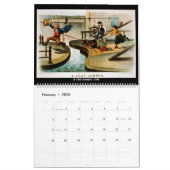 Calendrier Currier & Ives - Un petit Humour (Feb 2026)