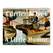 Calendrier Currier & Ives - Un petit Humour (Protection)