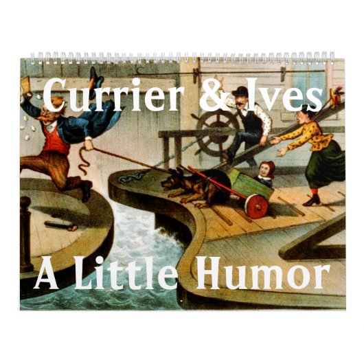 Calendrier Currier & Ives - Un petit Humour (Protection)