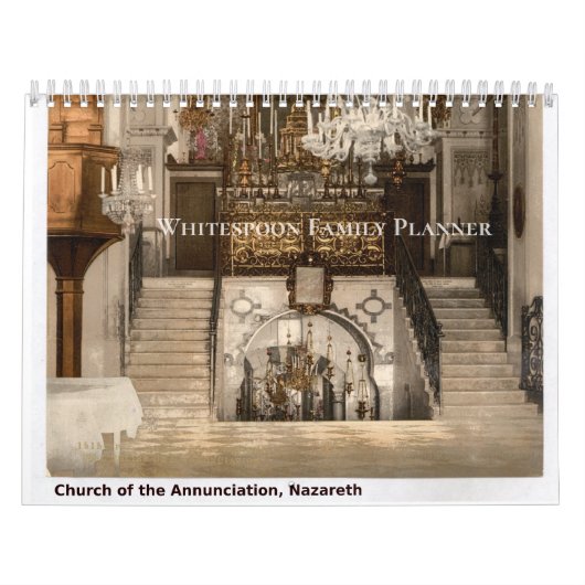 Calendrier Custom Family Planner Sacred Holy Land Sites (Protection)