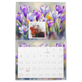 Calendrier Custom Floral Photo Calendar Personalized Flower (Jan 2026)