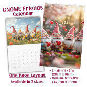 Calendrier Custom Gnome Friends bright funny Vol. 4 -