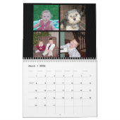 Calendrier Custom Modern Family 48 Photo Collage - noir (Mar 2026)