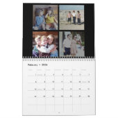 Calendrier Custom Modern Family 48 Photo Collage - noir (Feb 2026)