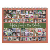 Calendrier Custom Modern Family Olive Terra Cotta - 60 Photo (Protection)