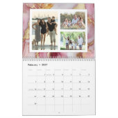 Calendrier Custom Photo Calendar Beautiful Glitter Agate (Feb 2027)