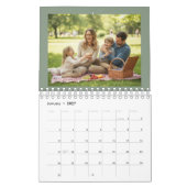 Calendrier Custom Photo Calendar, Rustic Wall Design (Jan 2027)
