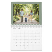 Calendrier Custom Photo Calendar, Rustic Wall Design (Mar 2027)