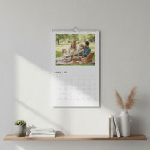 Calendrier Custom Photo Calendar, Rustic Wall Design