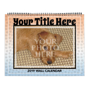 Calendrier Customisez votre propre animal familier de chien