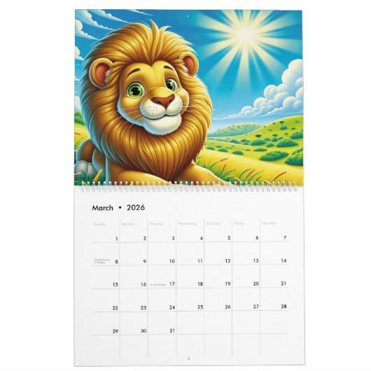 Calendrier Customizable Family Joy 2024 Calendar - (Mar 2026)