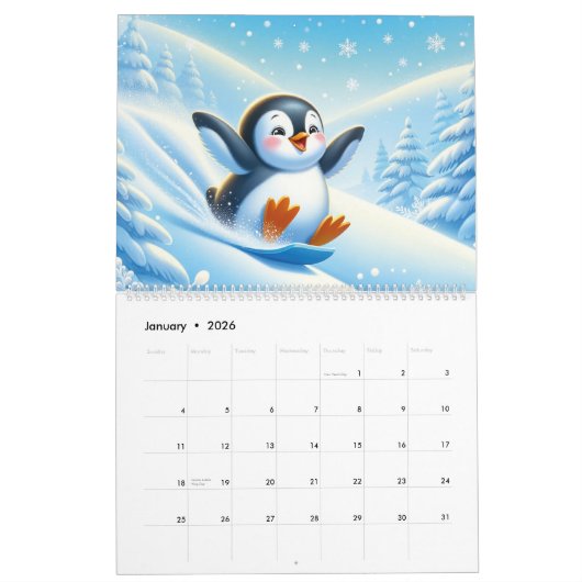 Calendrier Customizable Family Joy 2024 Calendar - (Jan 2026)