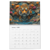 Calendrier Customizable Wonderful Animals World Calendar 2026 (Jan 2027)