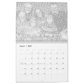 calendrier customizeable de fête des pères (Mar 2027)