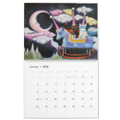 Calendrier Cute Animals 2026 Whimsical Art (Jan 2026)