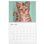 Calendrier Cute Animals 2026 Whimsical Art (Mar 2027)
