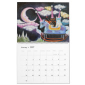 Calendrier Cute Animals 2026 Whimsical Art (Jan 2027)
