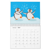 Calendrier Cute Animaux Deux Page (Jan 2027)
