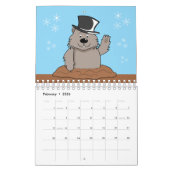 Calendrier Cute Animaux Deux Page (Feb 2026)
