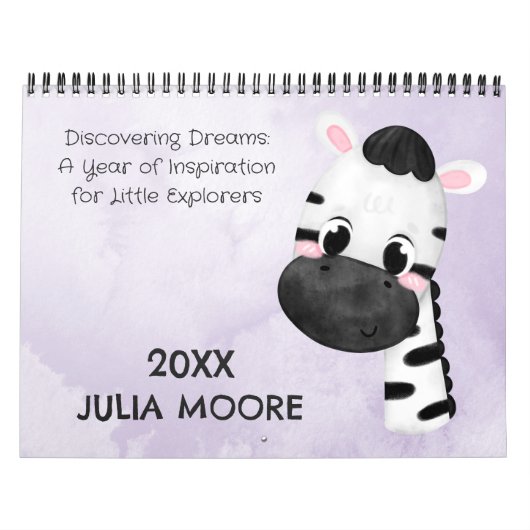 Calendrier Cute Aquarelle Animaux Inspiration (Protection)