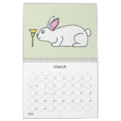 Calendrier Cute Aquarelle Cartoon Animaux 2022 (Mar 2026)