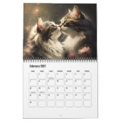 Calendrier Cute Art Magique Chat World (Feb 2027)