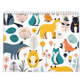 Calendrier Cute Boho Woodland Animal Teepee Kids  (Protection)