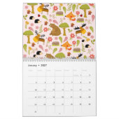 Calendrier Cute Boho Woodland Animal Teepee Kids  (Jan 2027)
