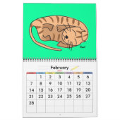 Calendrier Cute Cat (Feb 2027)