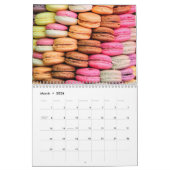 Calendrier Cute French Macaron Cookies (Mar 2026)