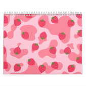 Calendrier Cute Kawaii Motif de la vache fraise (Protection)