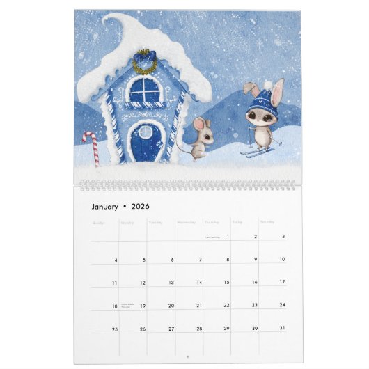 Calendrier Cute Mouse 2023 (Jan 2026)