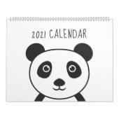 Calendrier Cute Panda Motivation animale Inspiration Enfants (Protection)
