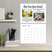 Calendrier Cute Simple Typographie Journal Imprimer Whimsical