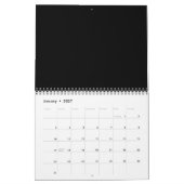 Calendrier Cyberpunk Néon Aigle (Jan 2027)