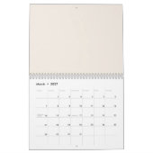 Calendrier Cygne esthétique (Mar 2027)
