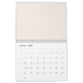Calendrier Cygne esthétique (Jan 2027)