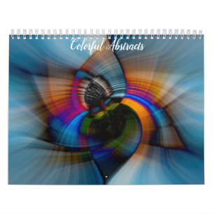 Calendrier d'Abstraits Colorés
