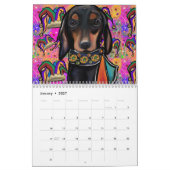 Calendrier Dachshund (Jan 2027)
