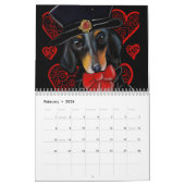 Calendrier Dachshund (Feb 2026)