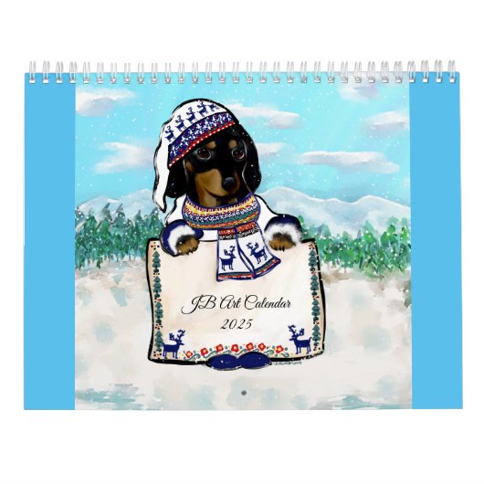 Calendrier Dachshund (Dos)