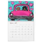Calendrier Dachshund (Feb 2027)