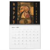 Calendrier Dachshund Rouge (Mar 2027)