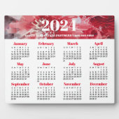 Calendrier d'affaires 2024 Plaque Easel (Devant)